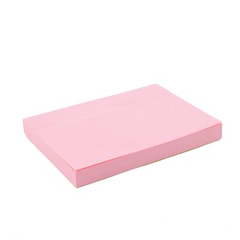 Bloco Adesivo Rosa Pastel 75 mm x 100 mm | Go Office