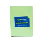 Bloco Adesivo Verde Pastel 75 mm x 100 mm | Go Office