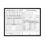 Livro Registro de Empregado 100 fls