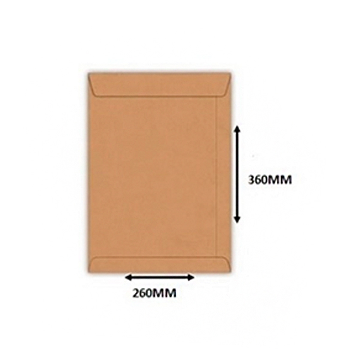 Envelope Kraft Saco 260x360mm 80gr 250 unidades SKN036