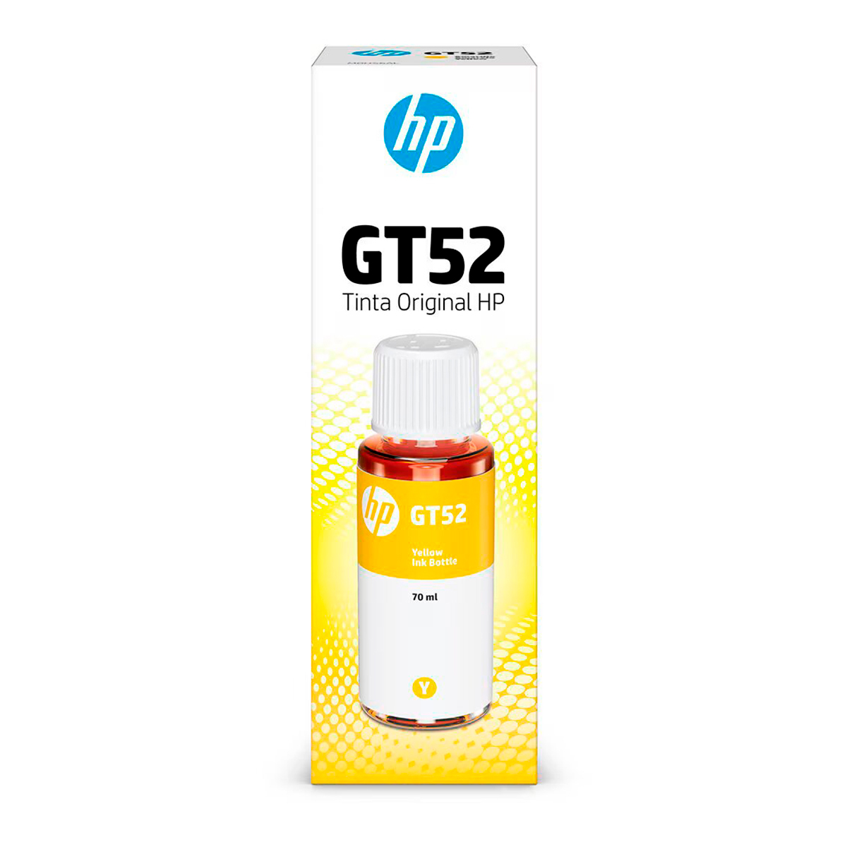 Garrafa de tinta HP GT52 M0H56AL Amarelo 70ml Original
