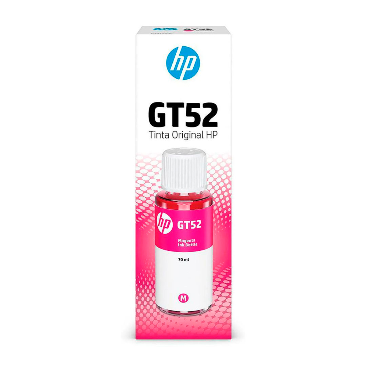 Garrafa de tinta HP GT52 M0H55AL Magenta 70ml Original