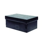Caixa Organizadora Dello Linho 420x310x200mm Preta