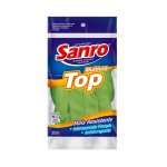 Luva de Segurança Látex Top Flocada Verde EG Sanro