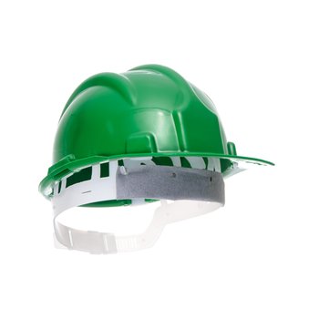 Capacete Plastcor Aba Frontal Verde c/ Suspensão