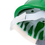 Capacete Plastcor Aba Frontal Verde c/ Suspensão