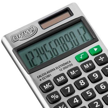 Calculadora de Bolso BRW CC1001 12 Dígitos