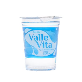 Água Mineral sem Gás 200ml 48 unidades | Valle Vita