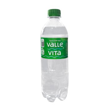 Água Mineral com Gás 500ml 12 unidades | Valle Vita