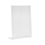 Display de Mesa Petg Displays Brasil Em L A4 Vertical 10UN