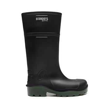 Bota de PU Cano Longo 39 Preta Bico Composite 91FPUL Ecoboots 
