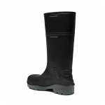 Bota de PU Cano Longo 39 Preta Bico Composite 91FPUL Ecoboots 