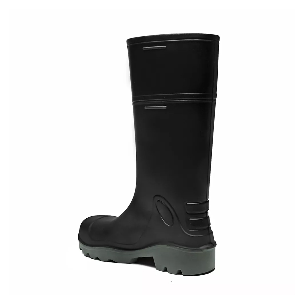 Bota de PU Cano Longo 40 Preta Bico Composite 91FPUL Ecoboots 