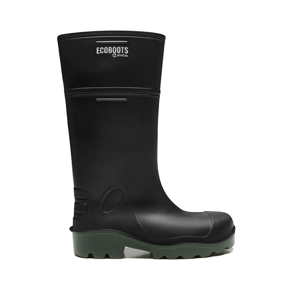 Bota de PU Cano Longo 42 Preta Bico Composite 91FPUL Ecoboots 