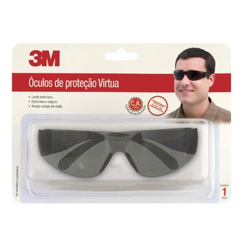 Óculos de Proteção Virtua Cinza 3M