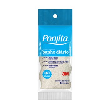 Esponja de Banho Diário Ponjita¿ - 3M