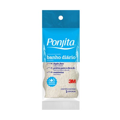 Esponja de Banho Diário Ponjita¿ - 3M