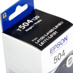 Garrafa de Tinta Original Epson T504120 Preto 127ml