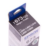 Garrafa de Tinta Original Epson T673120 Preto 70ml