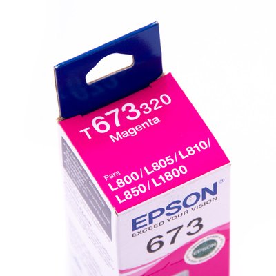 Garrafa de Tinta Original Epson T673320 Magenta 70ml