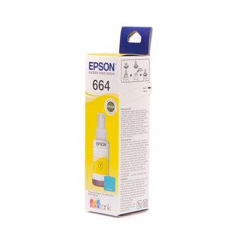 Garrafa de Tinta Original Epson T664420 Amarelo 70ml