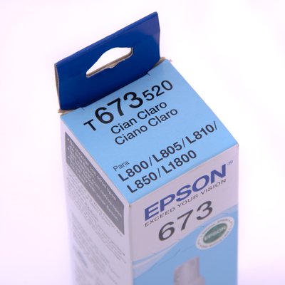 Garrafa de Tinta Original Epson T673520 Ciano 70ml