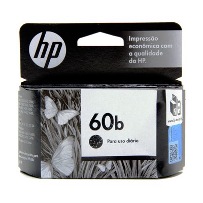 Cartucho de tinta HP 60B CC636WB Preto Original