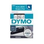 Fita Rotuladora Dymo 41913 9mm x 7m Preto Sobre Branco