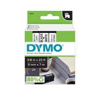 Fita Rotuladora 41913 9mm x 7m Preto Sobre Branco | Dymo