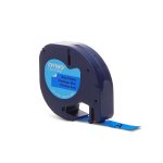 Fita Rotuladora Dymo 91335 12mm x 4m Preto Sobre Azul