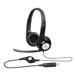 Headset USB Logitech H390 981-000014 Preto