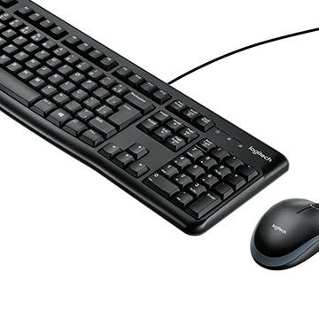 Kit Teclado e Mouse USB MK120 Logitech