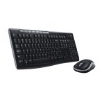 Kit Teclado e Mouse sem Fio Logitech MK270