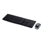 Kit Teclado e Mouse sem Fio Logitech MK270