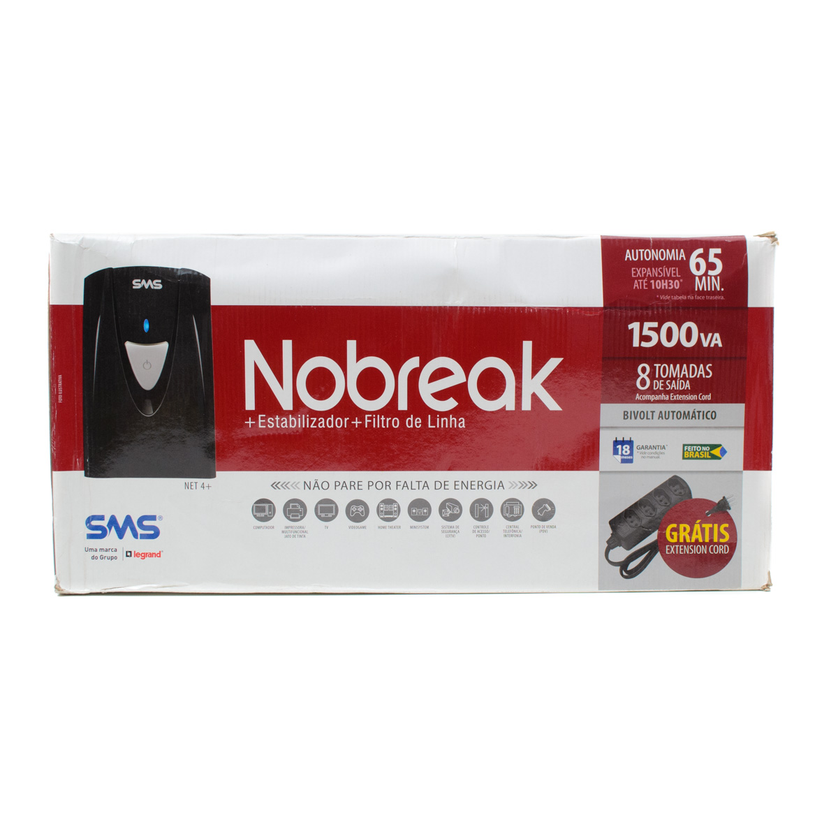 Nobreak 1500VA Bivolt/115V 27296 NET4+ | SMS