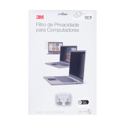 Filtro de Tela Privacidade Para Notebook e LCD 15.6" Widescreen 3M