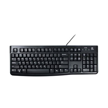 Teclado USB Logitech K120 920-004423 ABNT2 Preto