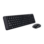 Kit Teclado e Mouse sem Fio Logitech MK220