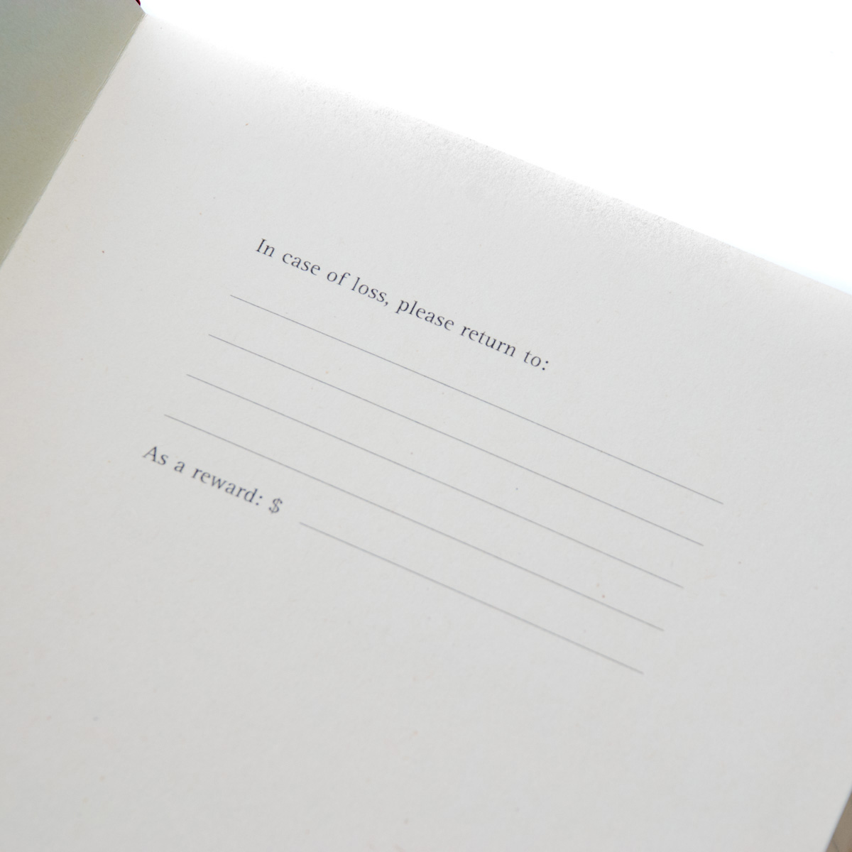 Caderno Capa Dura Clássico Pautado Vermelho | Moleskine