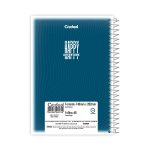 Caderno 1/4 Espiral Capa Flexível 140 mm x 220 mm 48 folhas