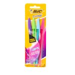 Caneta Esferográfica Cristal Fashion Ultra Fina com 4 unidades Sortido - Bic