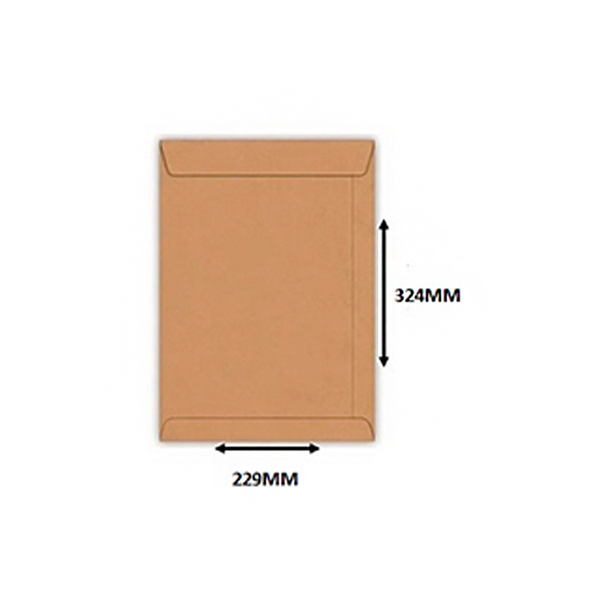Envelope Saco Kraft 229 mm x 324 mm 250 unidades 75 g