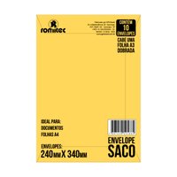Envelope A4 Ouro 240 mm x 340 mm 10 unidades