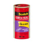 Fita Adesiva Empacotamento Corta Fácil Transparente 45 mm x 40 m 4 unidades | Scotch 3M