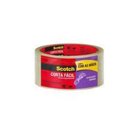 Fita Adesiva Empacotamento Corta Fácil Transparente 45 mm x 40 m 4 unidades | Scotch 3M