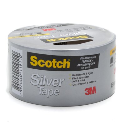 Fita Adesiva Silver Tape 45 mm x 5 metros | 3M Scotch 3939