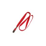 Cordão Para Crachá Vermelho com 10 Unidades Plast Park