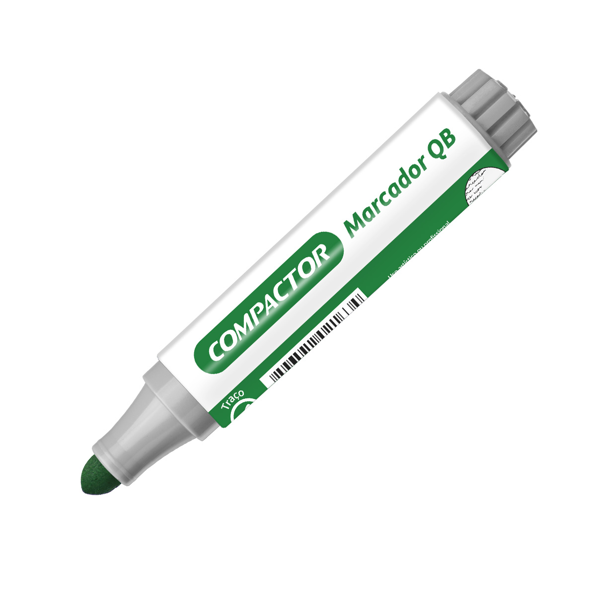 Marcador de Quadro Branco Verde Recarregável | Compactor
