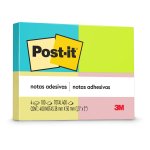 Post-it® 4 Blocos 38x50mm 100 Folhas cada 4 Cores Neon 3M