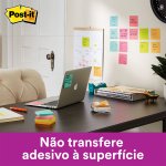 Bloco Adesivo Vermelho Telha 76 mm x 76 mm 90 folhas | Post-it 3M